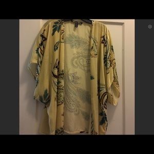 Winter Kate velvet kimono jacket